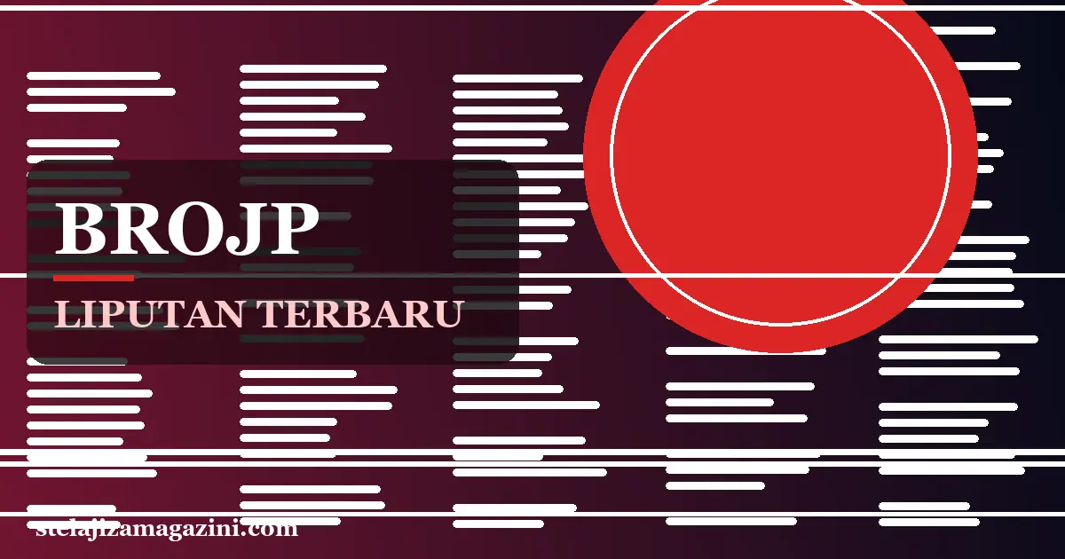 Sampul liputan utama majalah tentang BROJP terbaru